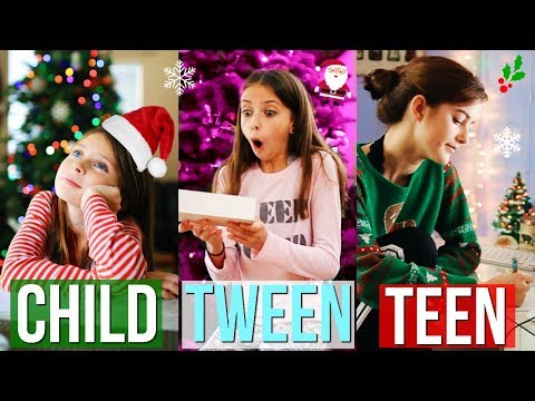 Attitudes Towards Christmas: Child vs. Tween vs. Teen