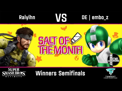 Raiyihn (Snake) vs DE | embo_z (Mega Man) - Ultimate Winners Semifinals - Salt of the Month #7