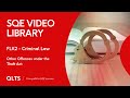 SQE Video Library Criminal Law Other Offences Under The Theft Act