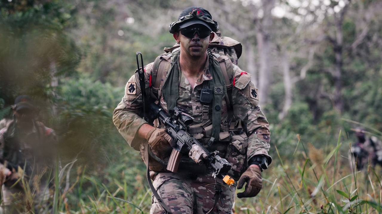 Guam & Oklahoma Army National Guards conduct Infantry Training near Kota Belud, Sabah, Malayia