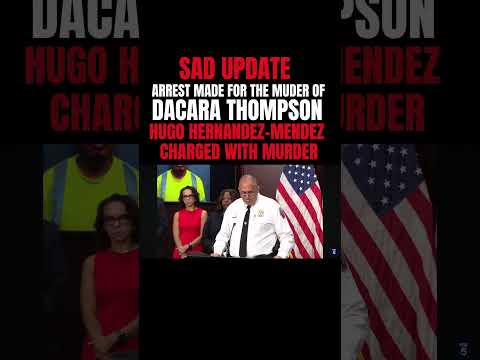 MAN CHARGED WITH MURDER OF MISSING PERSON DACARA THOMPSON #missingperson