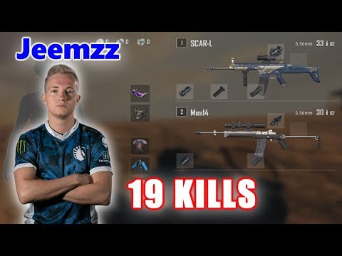 Team Liquid Jeemzz - 19 KILLS - SCAR+Mini14 - SOLO - PUBG