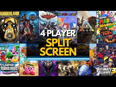 TOP 70 BEST 4 PLAYER GAMES SPLITSCREEN to Play with Friends!
