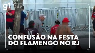 Download lagu Festa da torcida do Flamengo é marcada por confusão no RJ mp3