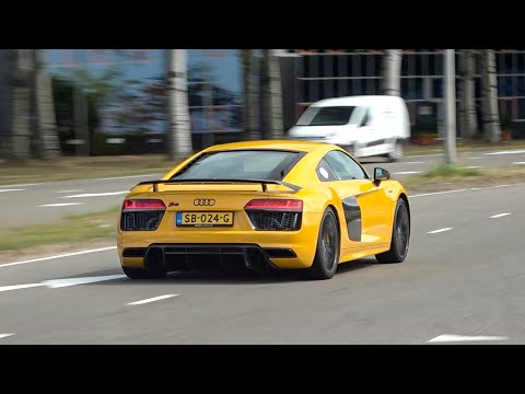Audi R8 V10 with Quicksilver Exhaust - Revs, Launch Control and Loud Acceleration Sounds!