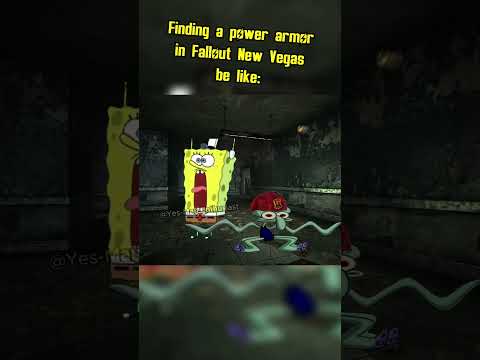 Finding a Power Armor in Fallout New Vegas be like: #fallout #memes #shorts
