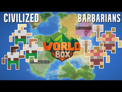 Civilized People Versus BARBARIANS - WorldBox