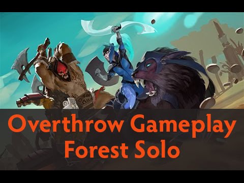 Dota 2 Custom Games - Overthrow Gameplay (Forest Solo)