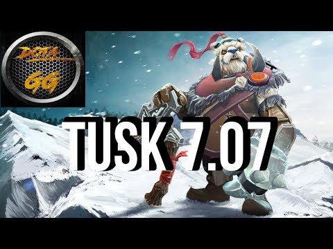 German Tusk 7.07 Way to 5K - Let's Play Dota 2 Gameplay Deutsch