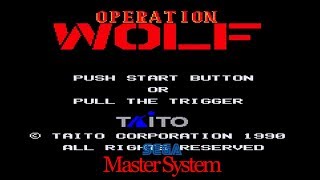 Sega Master System - Operation Wolf