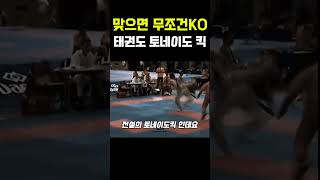 한 방에 끝나는 전설의 토네이도 킥 #태권도 #발차기 #레전드