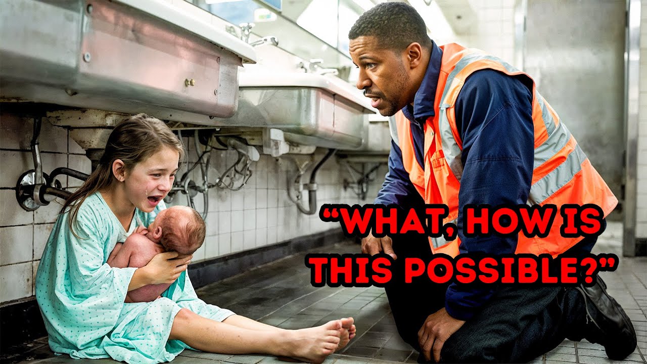 Clerk Finds Girl in Subway Station Bathroom with Newborn Baby, Realizes Horror…