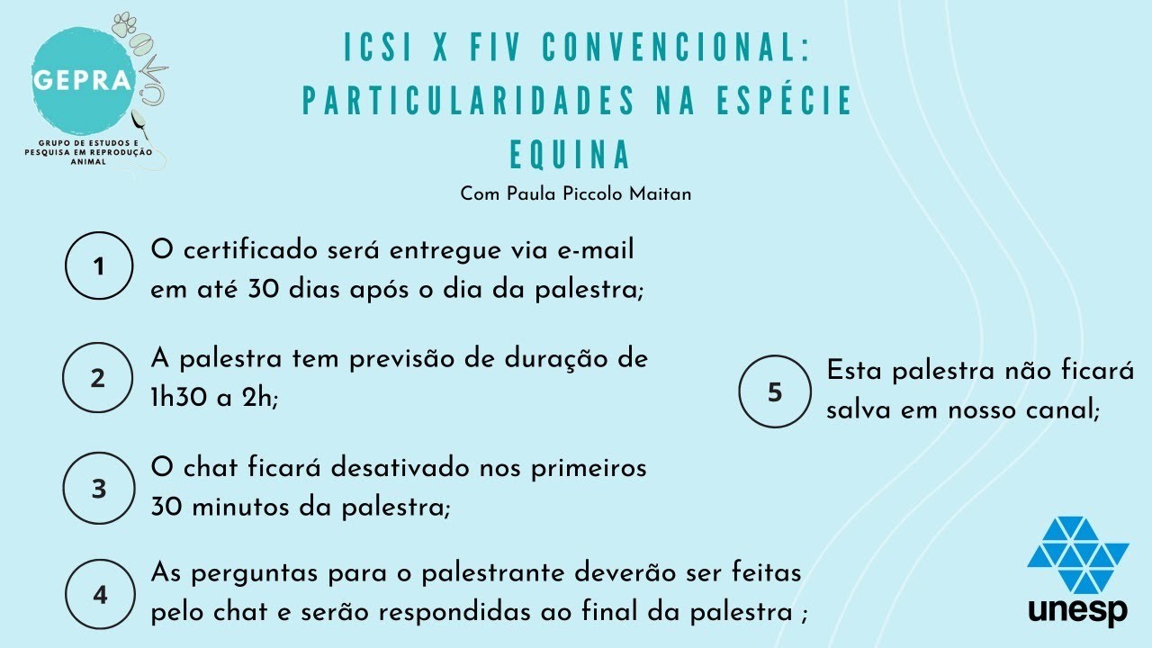 ICSI x FIV convencional: Particularidades na Espécie Equina com Paula Piccolo Maitan