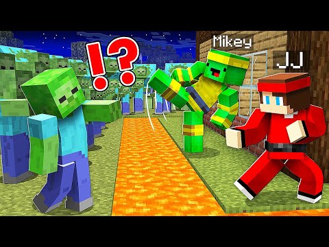 Ultimate Maizen vs Zombie Army in Minecraft! Must-See Compilation