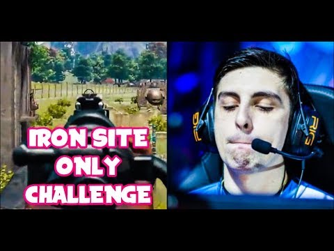 SHROUD & J9 PUBG IRON SITE ONLY CHALLENGE (18 KILLS INSANE GAMEPLAY)