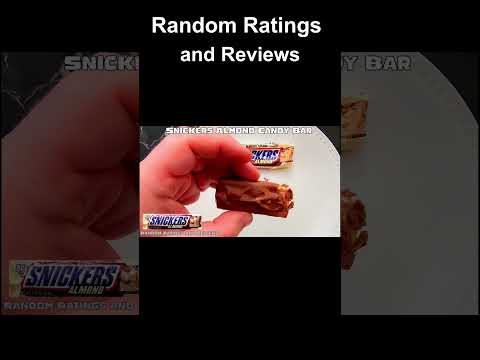 Snickers Almond Candy Bar #RandomRatingsandReviews #Snickers #snacks