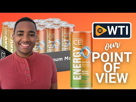 Sparkling Ice +ENERGY Maximum Mango Sparkling Water. Energy drinks with Vitamins & Electrolytes - WTI product video review
