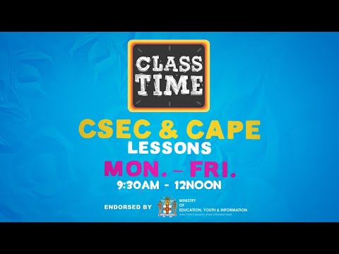 CSEC Principles of Business CSEC Geography CAPE Biology December 16 2020