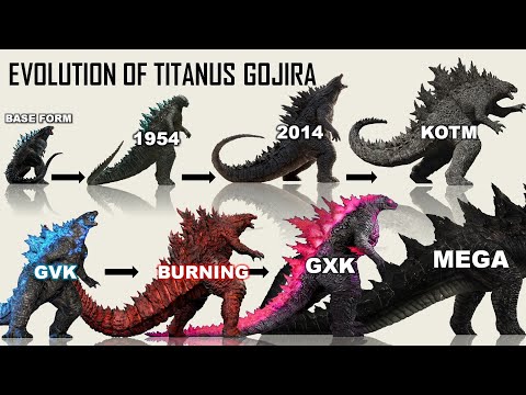 All Evolutionary Stages Of MonsterVerse Godzilla - 8 Forms EXPLAINED