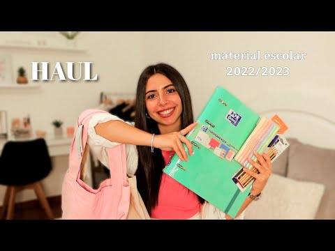 haul de material escolar 2022/2023 | Nicole Gomes