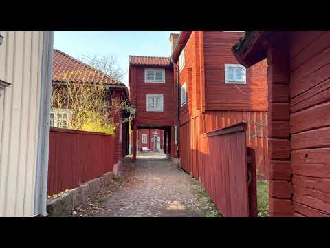 Sweden - Linköping: Virtual Walk - Gamla Linköping | October 2021