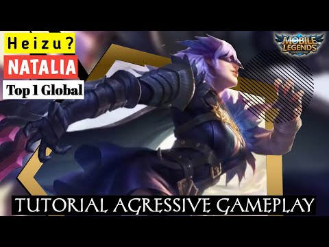 12 KILLS 2 HIT DEATH NATALIA !! Top 1 Global Natalia by H e i z u ? Gameplay&Build - Mobile legends
