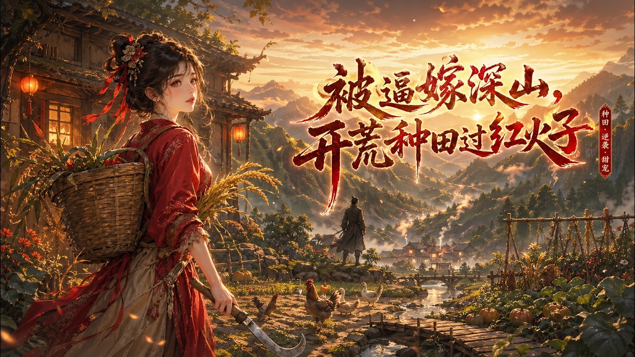 【FULL】一口氣看完《被逼嫁深山，开荒种田过红火日子》张觉夏穿越后，发现被后娘偷换亲事，要替继女嫁进山里给瘸腿猎户叶北修。