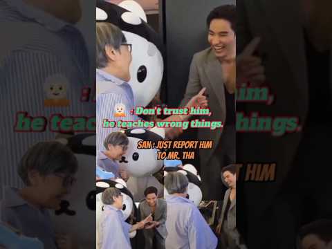 Polcasan asked Mrs.Boss to report Tay to Mr.Tha because Tay  has taught him the wrong thing🤣 #taynew