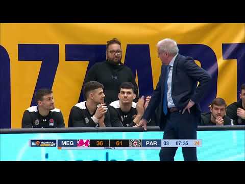 AdmiralBet ABA League 2021/22 highlights, Round 26: Mega Mozzart – Partizan NIS (10.4.2022)