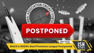 MACD & NDDPL Mumbai Cricket Tournament Postponed