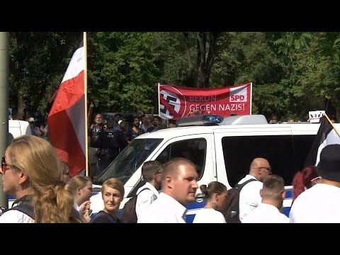 Protests against Rudolf Hess commemoration in Berlin