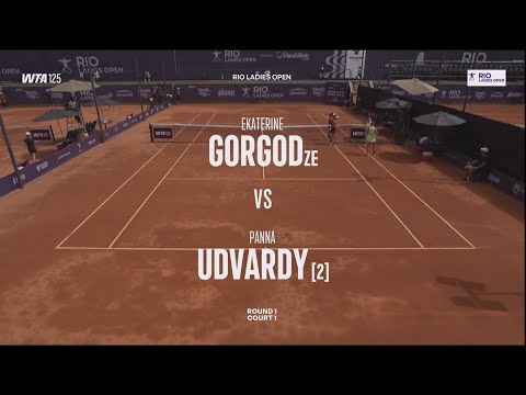 Ekaterine Gorgodze (GEO) vs  (2) Panna Udvardy (HUN) - Game, Set, Match