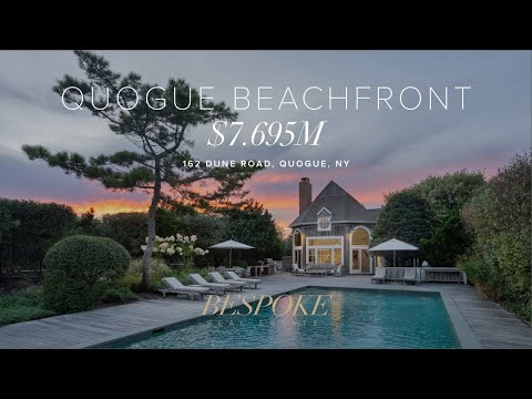$7,695,000 Rare Quogue Beachfront Retreat