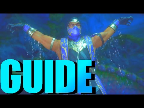 MK11- Rain COMBO GUIDE! (Water Ball, Quantum Slice) Mortal Kombat 11 Custom Variation Combos!