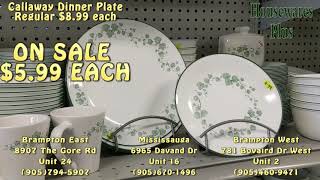 Corelle Corningware Brampton Mississauga Callaway 2019