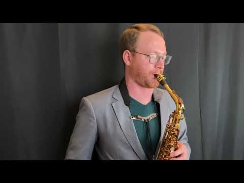 Selected Studies by Voxman, page 40: "Allegro poco moderato" on Alto Saxophone