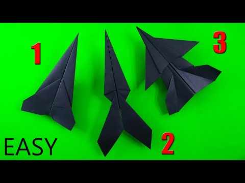 3 EASY Paper Airplanes that FLY FAR || BEST Paper Planes in the WORLD