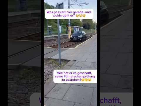 Wie hat er es geschafft, seine Führerscheinprüfung zu bestehen? 🤔🤔🤔