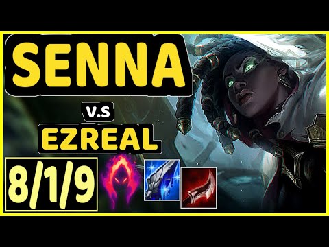 KOBBE (SENNA) vs EZREAL - 8/1/9 KDA BOTTOM ADC CHALLENGER GAMEPLAY - EUW