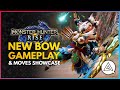 Monster Hunter Rise | New Bow Weapon Gameplay & Moves Showcase