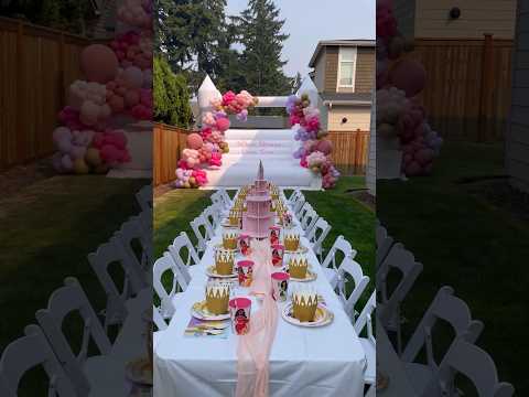DIY Birthday Princess Party! #princessparty #diybirthday