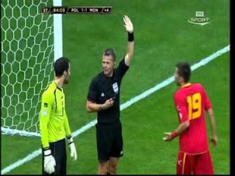 Polska-Czarnogóra 1-1 Nieuznany gol na 2-1