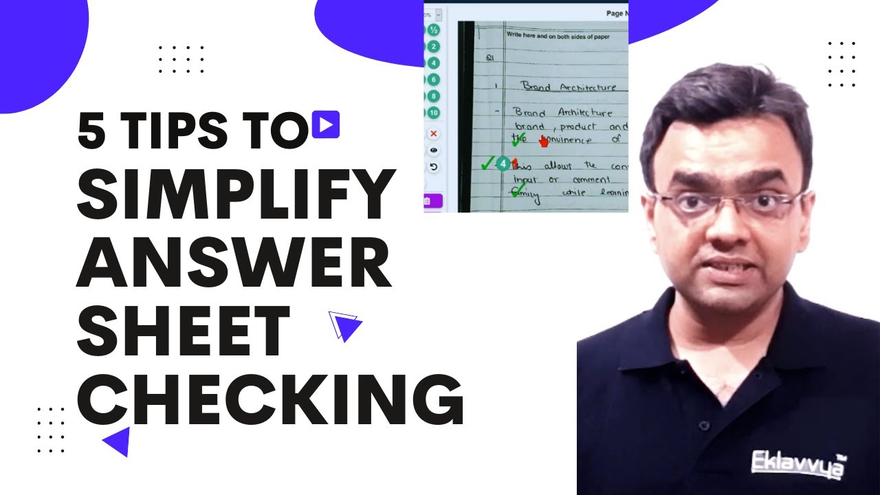 5 Ways To Improve Online Answer Sheet Checking