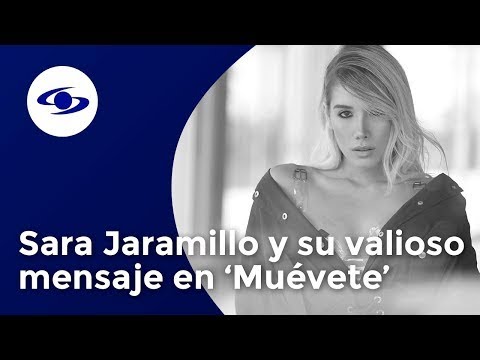 Sara Jaramillo, en compañía de Bomby, presenta su valioso mensaje en ‘Muévete’ - Caracol TV