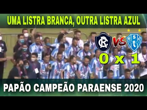 REMO 0 X 1 PAYSANDU - MELHORES MOMENTOS  - PAPÃO CAMPEÃO PARAENSE 2020