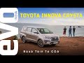 2022 Toyota Innova Crysta Road Trip Exploring Goa Evo India