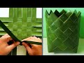 How It S Made Coconut Leaf Square Basket