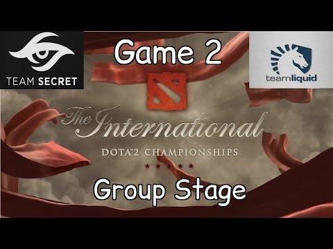 Secret vs Liquid - Game 2 - TI6 Group Stage - Highlights