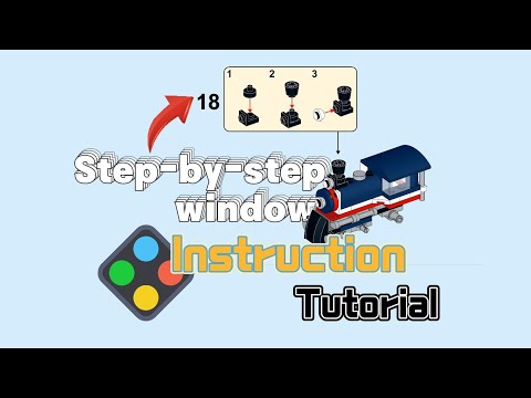 Lego Studio2.0 Instruction Tutorial: How to add Step-by-step window #lego #legostudio #乐高