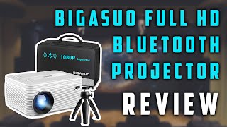 ✅ BIGASUO [2021 Upgrade] Bluetooth Full HD Projector Review